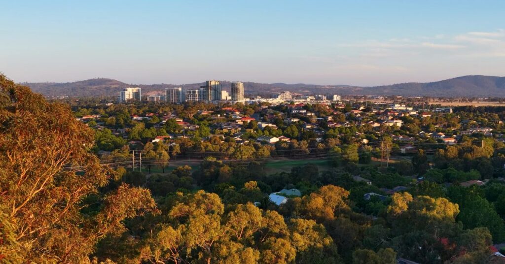 Canberra Suburban aerial view