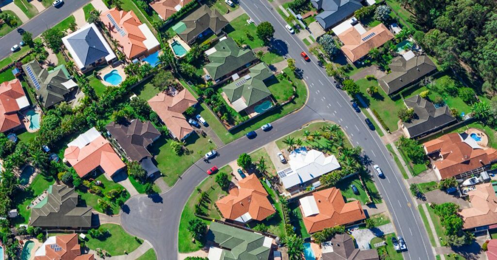 Darwin Suburban aerial view