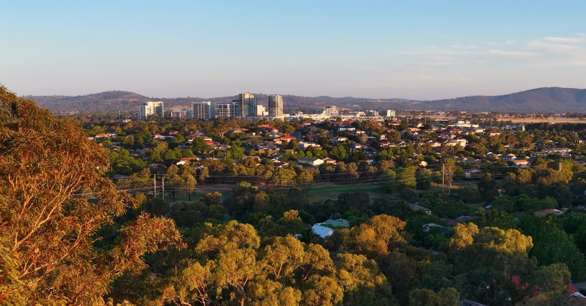 Canberra Suburban aerial view
